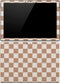 Neutral Checkered Surface Pro (2017) Skin